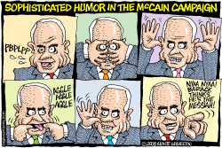 SOPHISTICATED MCCAIN HUMOR by Wolverton