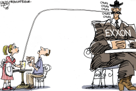 MALTEADA EXXON  by Pat Bagley