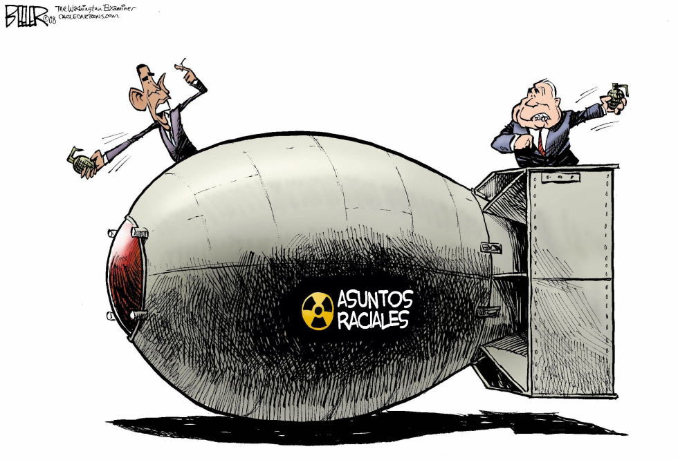  POLITICOS RACIALES RADIOACTIVOS  by Nate Beeler