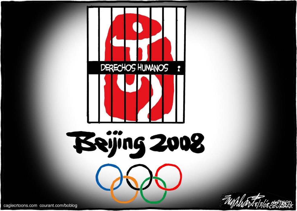  CHINA PRISION OLIMPICA  by Bob Englehart