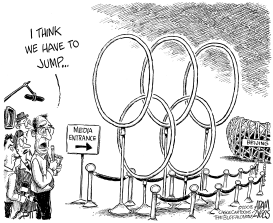 MEDIA OLYMPICS by Adam Zyglis