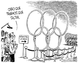 OLIMPIADAS PARA LOS MEDIOS by Adam Zyglis