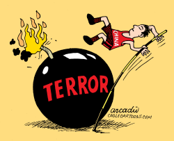 SALTO CON GARROCHA COL by Arcadio Esquivel