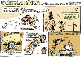 SCHOOL OLYMPICS  by David Fitzsimmons