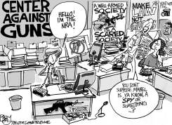 NRA SPY by Pat Bagley