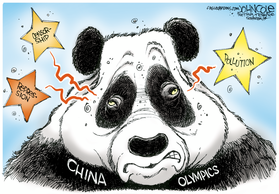  HOW THE PANDA GOT ITS BLACK EYES by John Cole