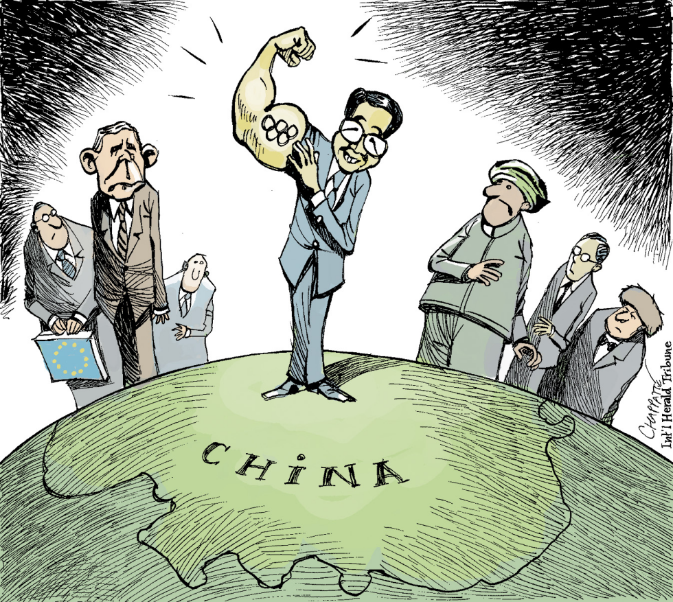  OLYMPIC CHINA by Patrick Chappatte