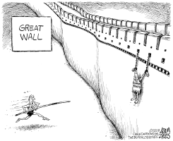 THE GREAT WALL by Adam Zyglis