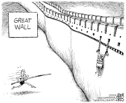 THE GREAT WALL by Adam Zyglis