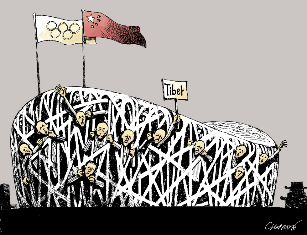  BEIJING GAMES by Patrick Chappatte