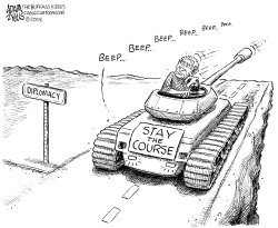 BUSH REVERSING by Adam Zyglis