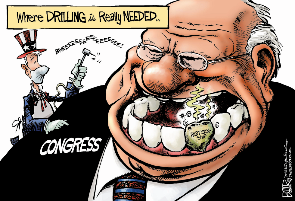  WHERE TO DRILL by Nate Beeler