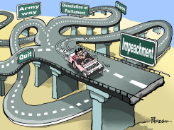 ROAD FOR MUSHARRAF by Paresh Nath