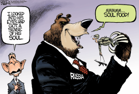 RUSSIA BEARS ITS SOUL by Nate Beeler