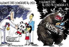 LOS PANDAS Y LOS OSOS RUSOS  by Pat Bagley