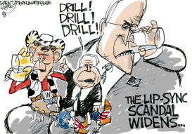 MCCAIN LIP-SYNC by Pat Bagley