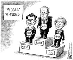 MEDDLE WINNERS by Adam Zyglis