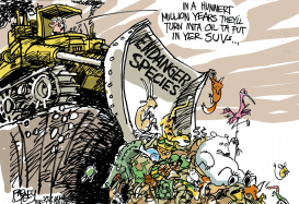 BUSH ENDANGERS SPECIES by Pat Bagley