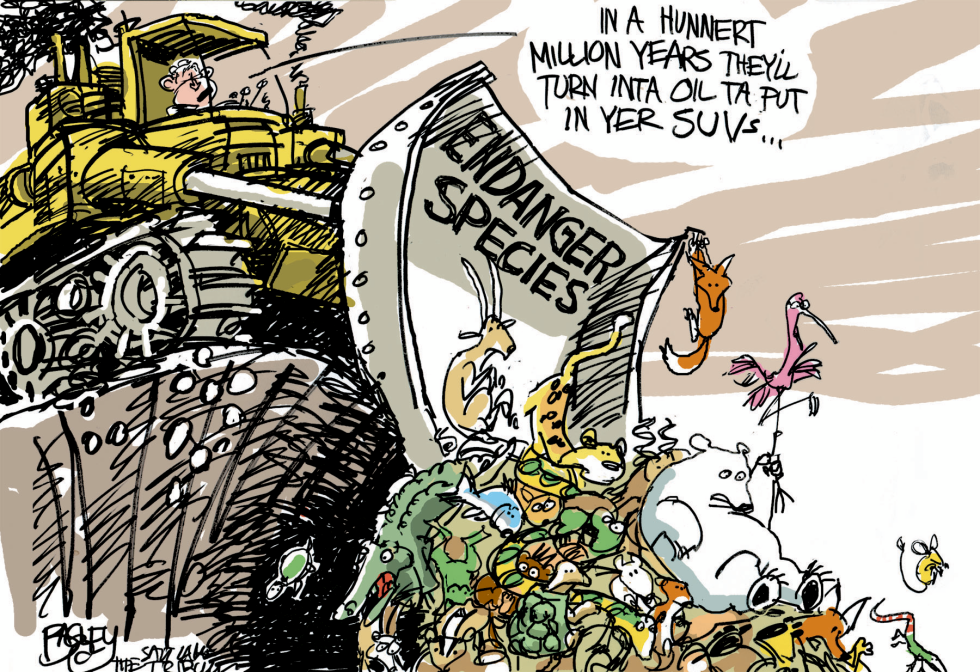  BUSH ENDANGERS SPECIES by Pat Bagley