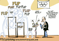 FLIP FLOPPING by David Fitzsimmons