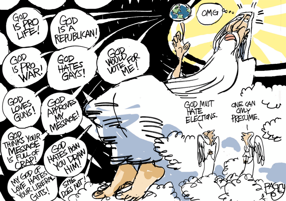  GOD AND POLITICS  by Pat Bagley