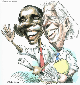 OBAMA AND BIDEN  by Taylor Jones