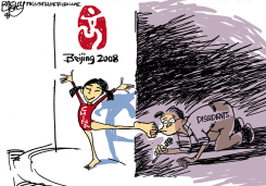 OLYMPIC END by Pat Bagley