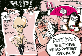 BUSH BROKEN HEARTED by Pat Bagley