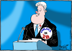 BILL CLINTON by Bob Englehart