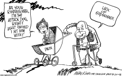 MCCAIN PICKS PALIN by Mike Keefe