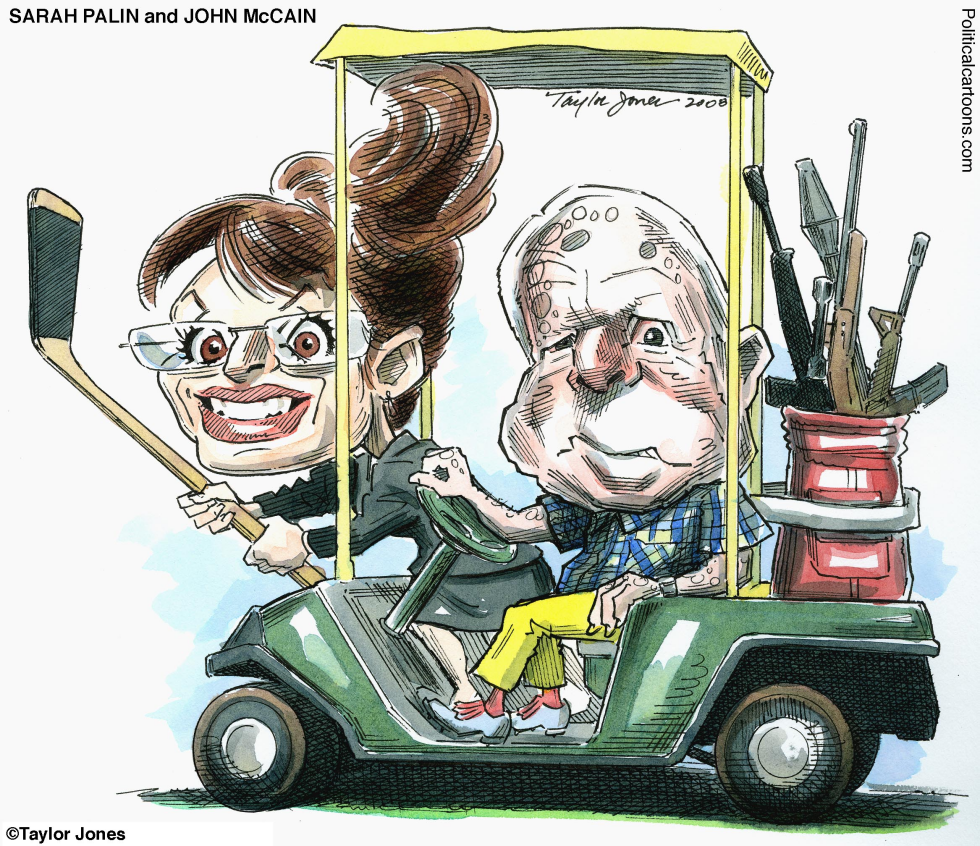  PALIN AND MCCAIN  by Taylor Jones