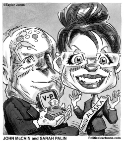 MCCAIN AND PALIN by Taylor Jones