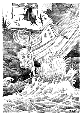 MCCAIN EN LA TORMENTA/BYN by Dario Castillejos