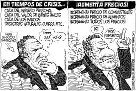 EN TIEMPOS DE CRISIS AUMENTA PRECIOS by Wolverton