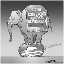 LA CONVENCION REPUBLICANA DESINFLA A OBAMA by RJ Matson