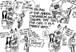 PREGNANT VALUES by Pat Bagley