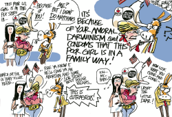 PREGNANT VALUES  by Pat Bagley