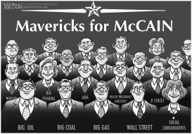 MAVERICKS FOR MCCAIN by RJ Matson