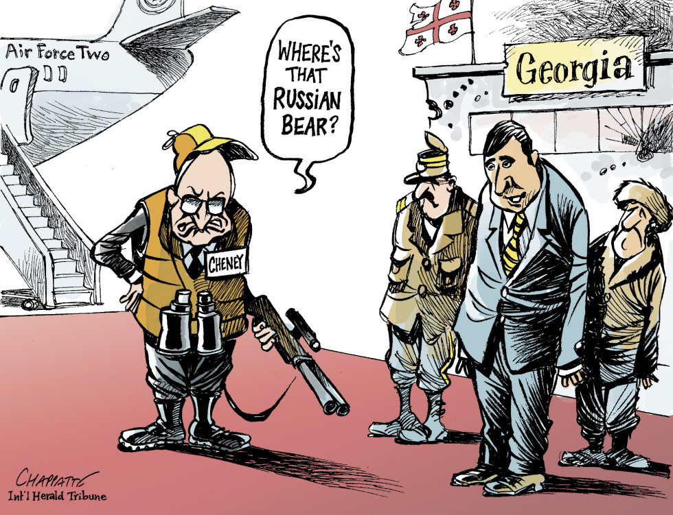  GEORGIA: CHENEY TO THE RESCUE by Patrick Chappatte