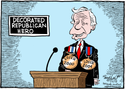 JOE LIEBERMAN  by Bob Englehart