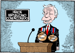 JOE LIEBERMAN  by Bob Englehart