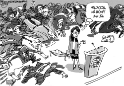 EL DISCURSO ASESINO DE PALIN by Pat Bagley