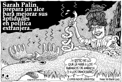 PALIN SE PREPARA PARA LA POLITICA EXTRANJERA by Wolverton