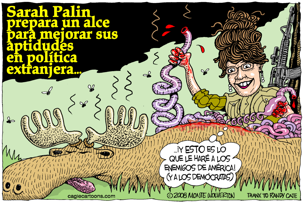  PALIN SE PREPARA PARA LA POLITICA EXTRANJERA  by Wolverton