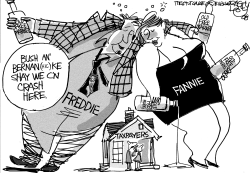 FANNIE AND FREDDIE by Pat Bagley