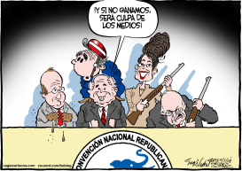 MCCAIN/BUSH EN 2008  by Bob Englehart