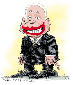 MCCAIN LAPIZ LABIAL EN UN CERDO  by Daryl Cagle