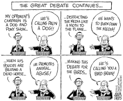 THE GREAT DEBATE by Adam Zyglis