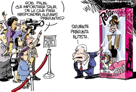 PALIN EMPACADA  by Pat Bagley