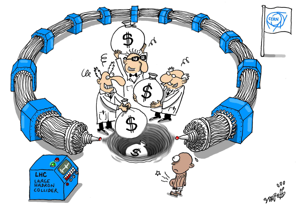  LARGE HADRON COLLIDER by Stephane Peray